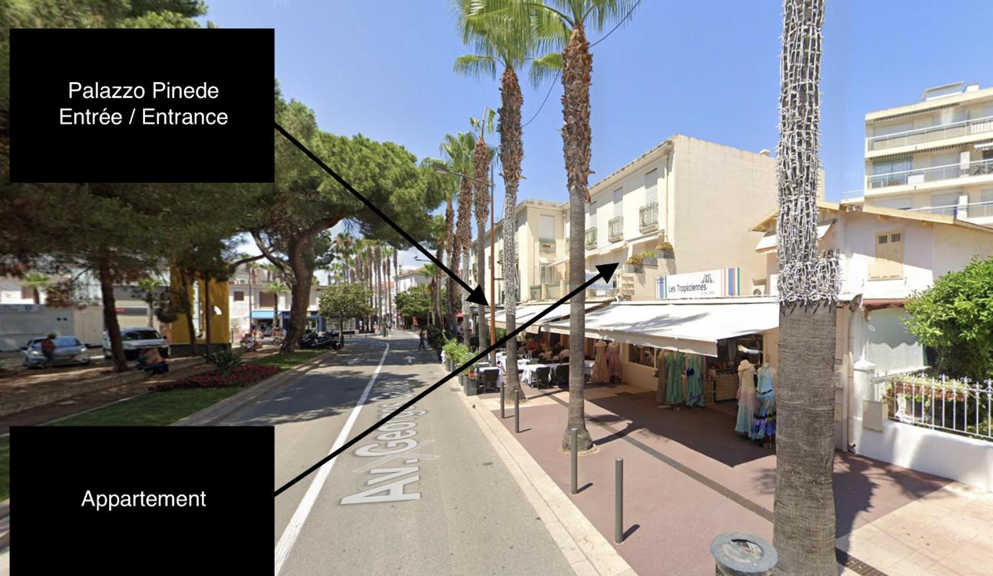 Appartement Sur La Pinede A Juan Les Pins Antibes Bagian luar foto